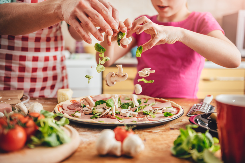 Pizza Kits are an easy way to get children to try new foods